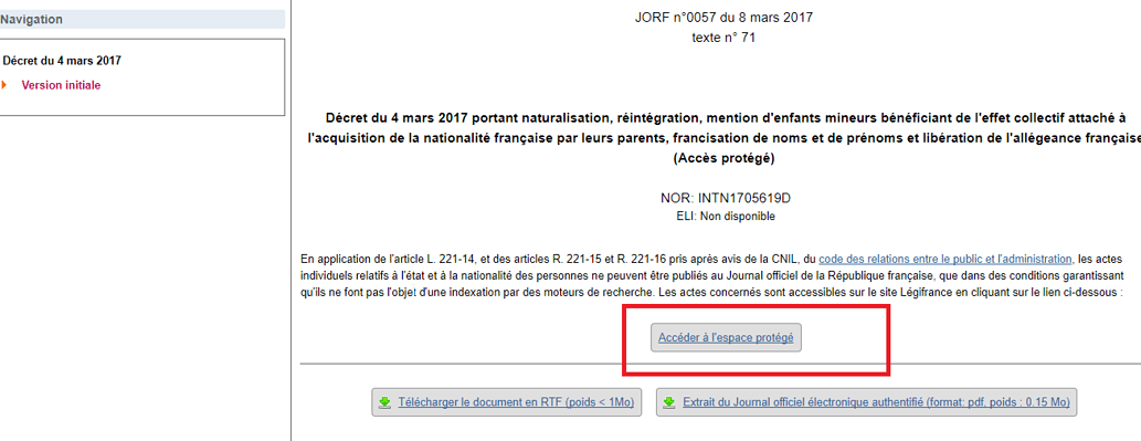 Attestation de naturalisation liste électorale