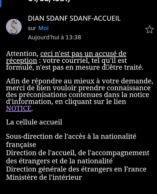 Recours ajournement Sdanf Naturalisation Par Décret Démarches
