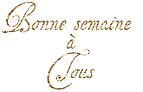 bonne semaine