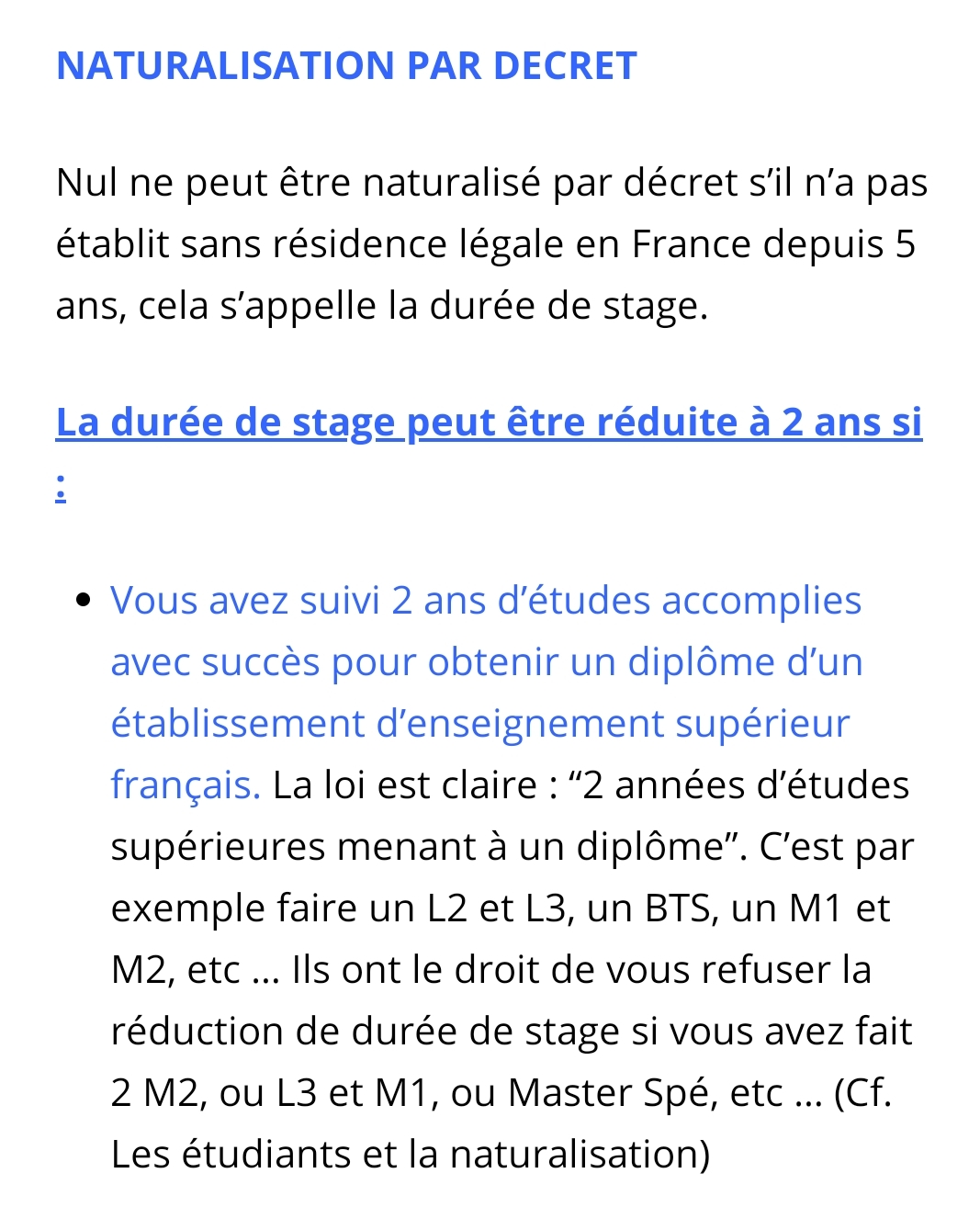 NATURALISATION PAR DECRET FORUM 1 Suivi de dossier REZE & SCEC + infos utiles + sortie de