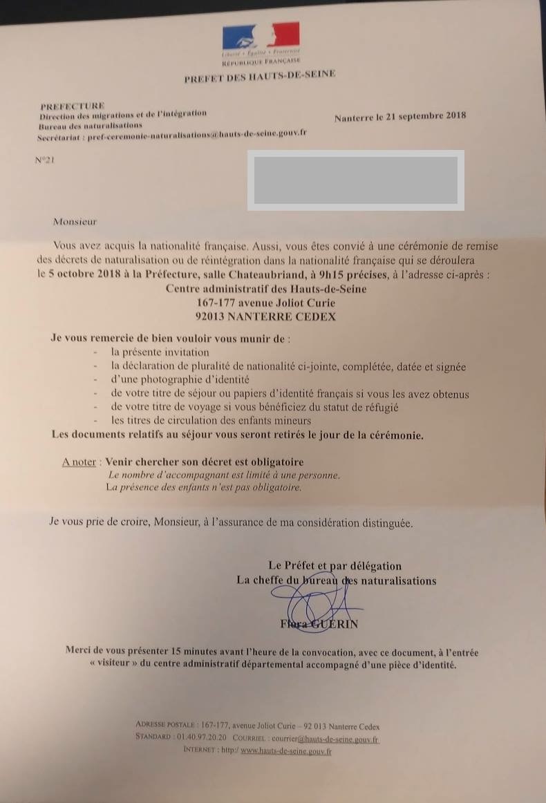 Forum 1 Naturalisation Par Decret Suivi De Dossier Reze Scec Infos Utiles Sortie De Decret 2017 2018 Naturalisation Par Decret Demarches Administratives Pour Les Etrangers En France