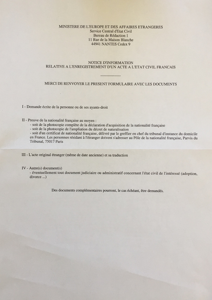FORUM 2 NATURALISATION PAR DECRET Étapes ADN + CNI + Passeport